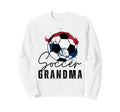 Funny Grandma Proud Soccer Lover Sweatshirt - Aesthetic Graphic for Adults