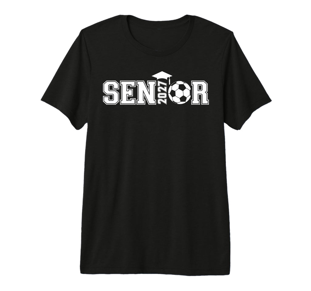 Senior 2027 Soccer Class 2027 Seniors T-Shirt - Aesthetic Graphic Unisex