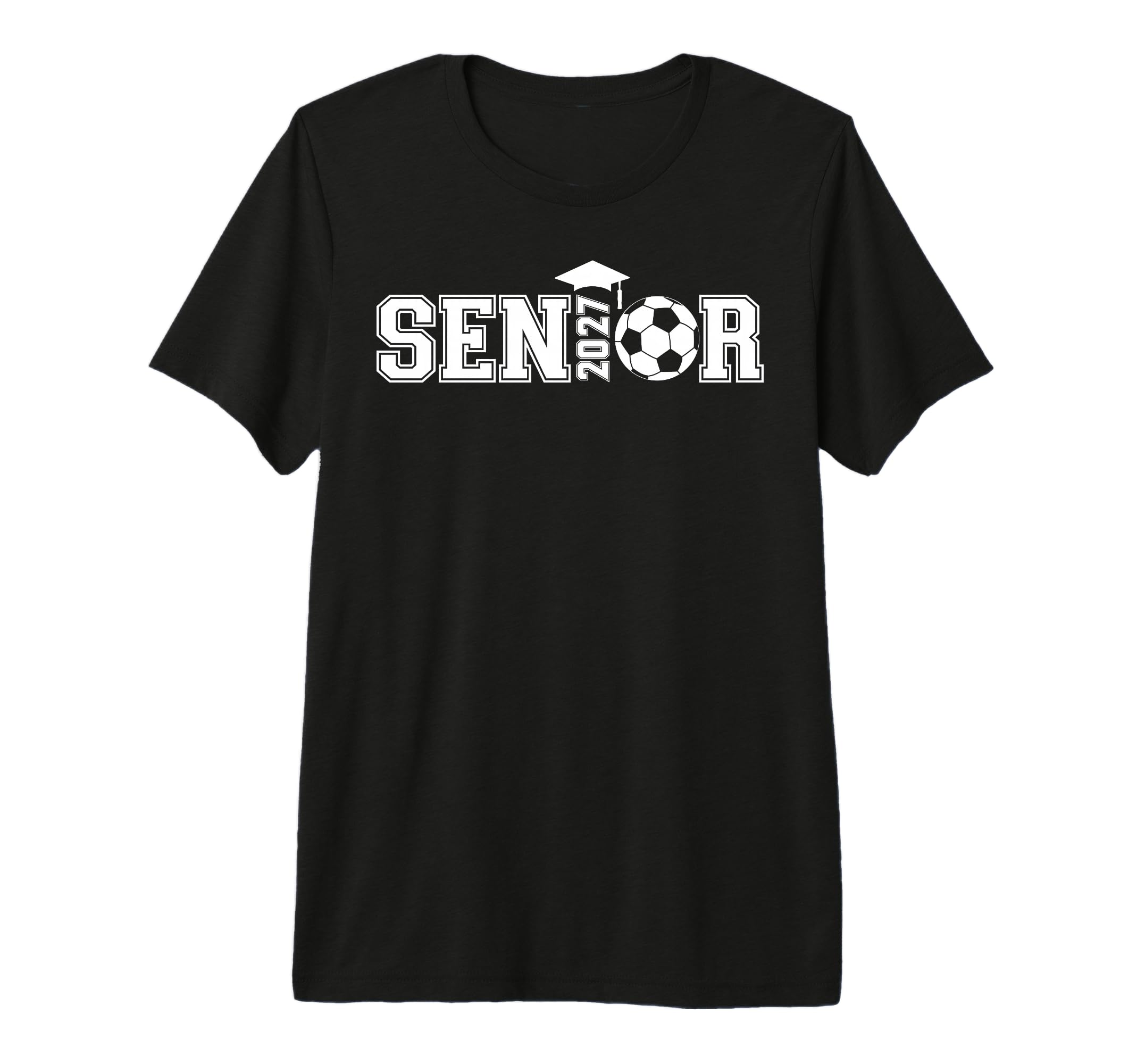 Senior 2027 Soccer Class 2027 Seniors T-Shirt - Aesthetic Graphic Unisex