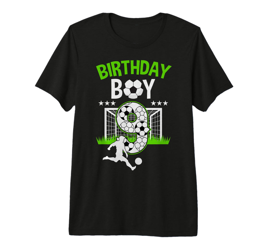 Birthday Soccer 9 Year Old Who Loves T-Shirt - Streetwear Style for Adults