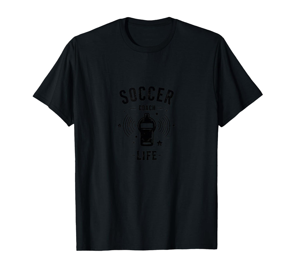 Soccer Coach Life Whistle Blowing T-Shirt - Unique Graphic for Adults