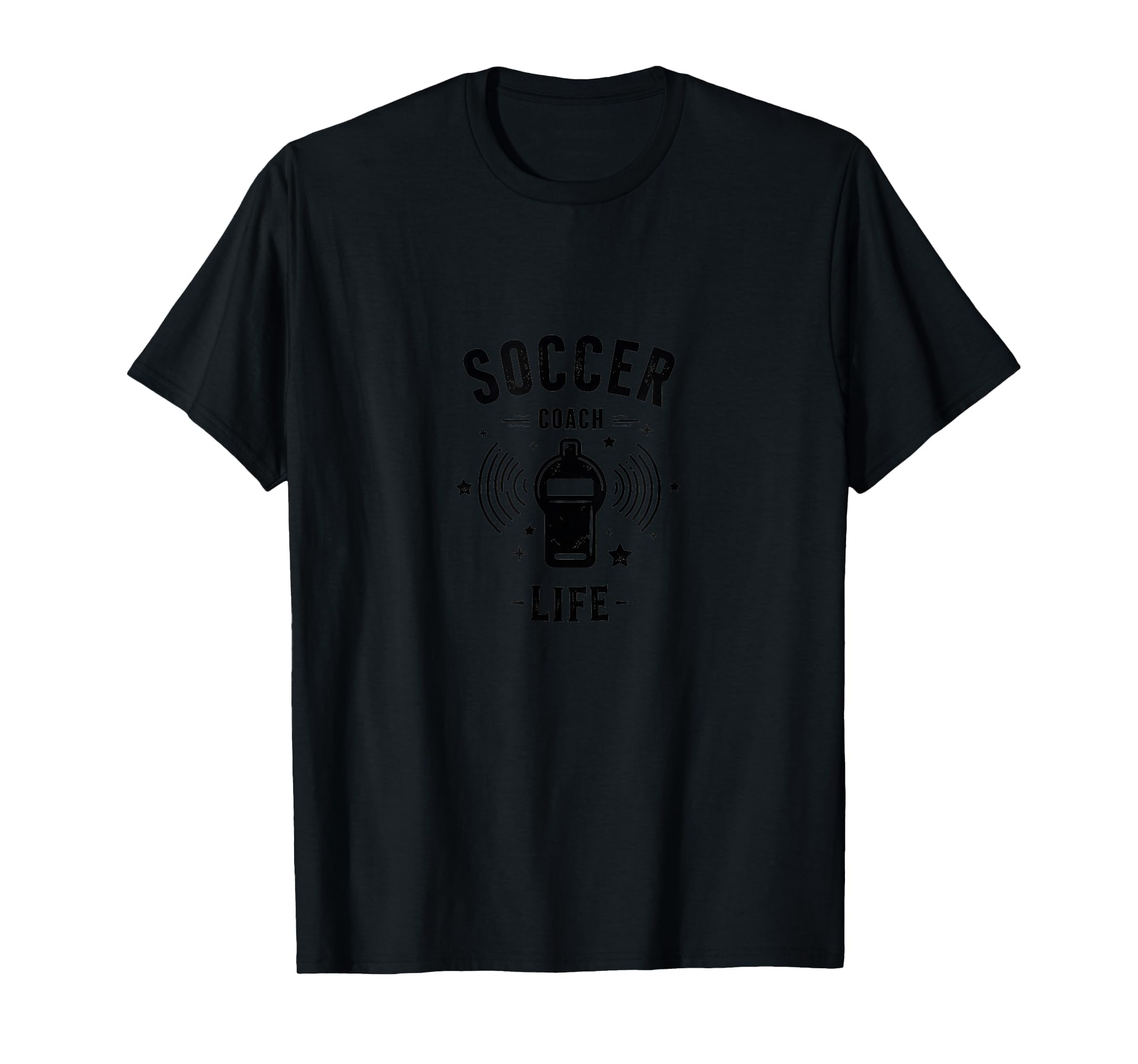 Soccer Coach Life Whistle Blowing T-Shirt - Unique Graphic for Adults