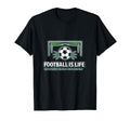 Football Is Life Goal Hmfl Brand T-Shirt - Casual Everyday Wear for Adults