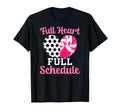 Full Heart Full Schedule Cheer And T-Shirt - Graphic Print Men Women
