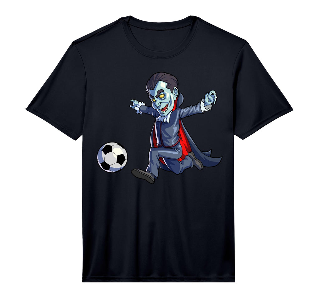 Soccer Vampire Halloween Soccer T-Shirt - Graphic Print Men Women