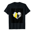 Volleyball Soccer Football Ball Heart T-Shirt - Graphic Print Men Women