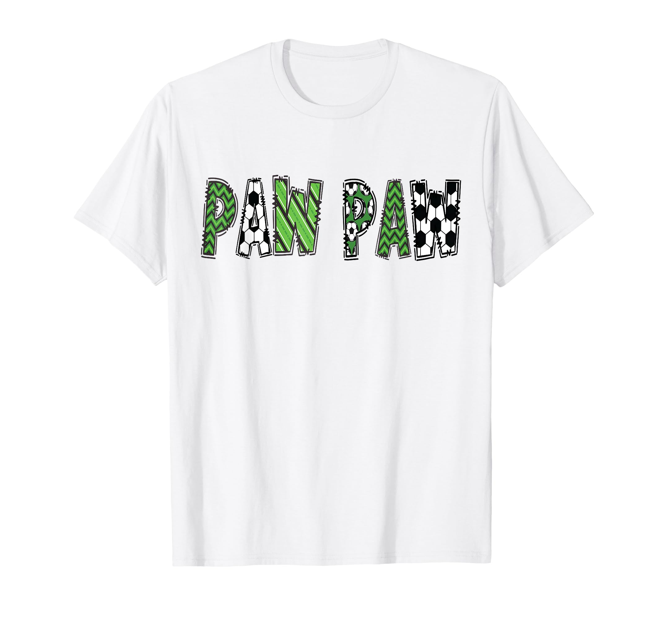 Soccer Paw Paw Birthday Soccer Player T-Shirt - Unique Graphic for Adults