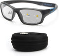 BLUE CUT Sports Protection Goggles, Photochromic Lenses Safety Glasses for Basketball, Pickleball Indoor Outdoor Sports