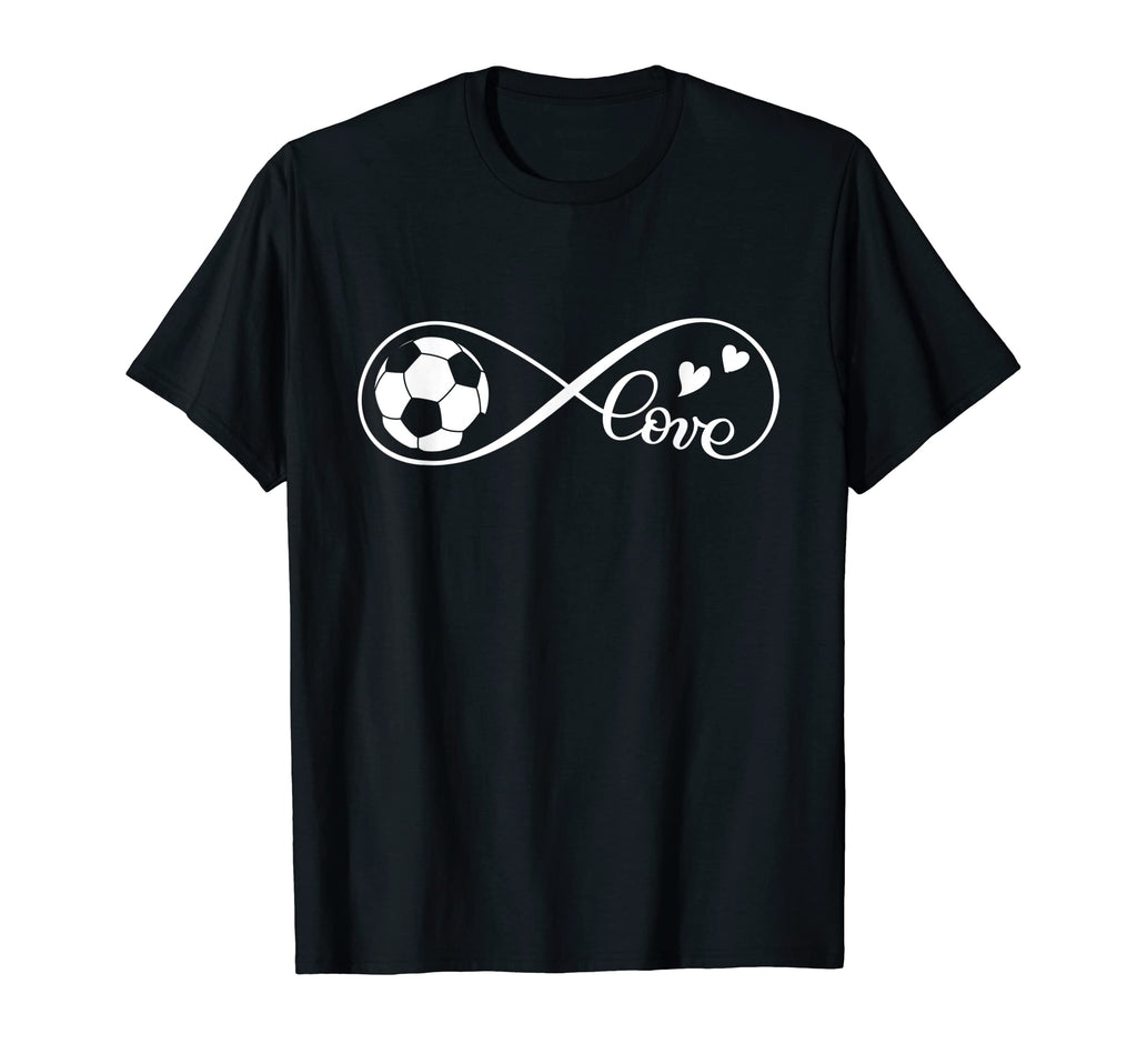 Soccer Love Infinity Funny Soccer T-Shirt - Fun Novelty Design for Adults