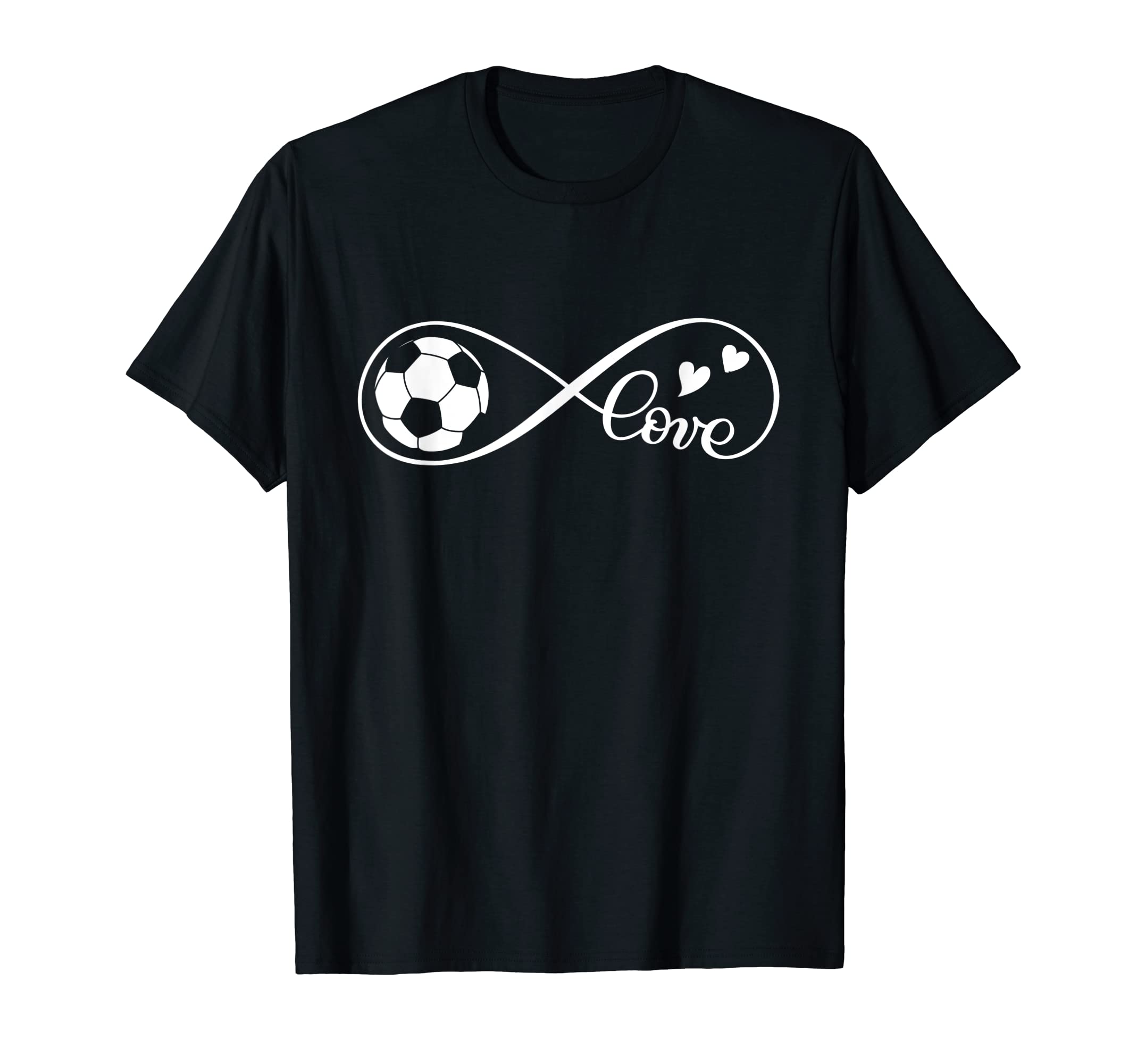 Soccer Love Infinity Funny Soccer T-Shirt - Fun Novelty Design for Adults