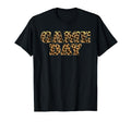 Leopard Game Day American Football T-Shirt - Minimalist Print for Adults