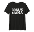 Womens Goalie Mama Goalie Mom Lacrosse T-Shirt - Novelty Apparel Unisex