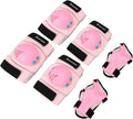 BOSONER Kids/Youth Knee Pads Elbow Pads Wrist Guards Set for 3-15 Years, Child Protective Gear Set for Roller Skates, Cycling, BMX Bike, Skateboard, Inline Skating, Scooter Riding Sports…