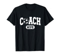 Soccer Coach Wife Proud Wife Soccer Coach T-Shirt - Minimalist Print Unisex