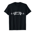 Heartbeat Goalkeeper Football Goalkeeper T-Shirt - Graphic Print for Adults