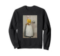 Serving Football Yellow Soccer Sweatshirt - Aesthetic Graphic for Adults