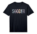 Mens Soccer Aunt Boho Aunt Soccer Player T-Shirt - Custom Art Print Unisex