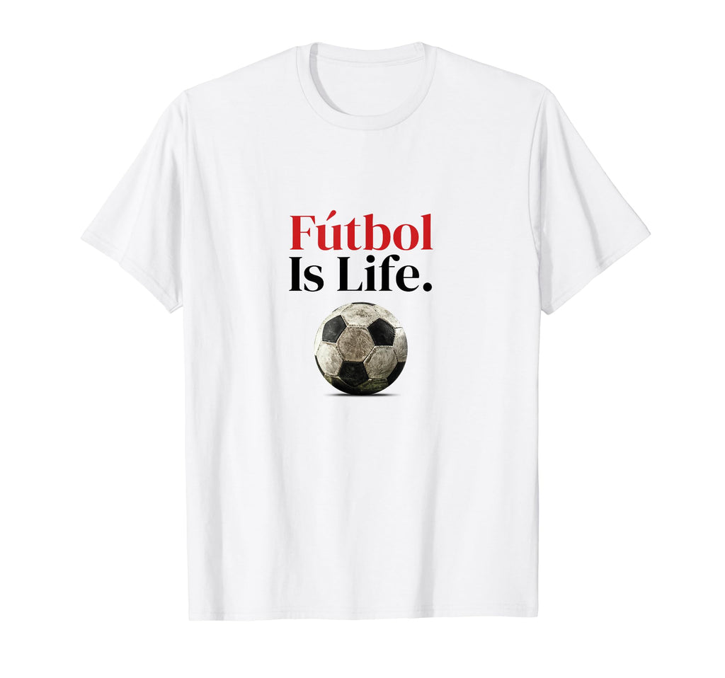 Soccer Is Life Soccer Fans T-Shirt - Casual Everyday Wear for Adults