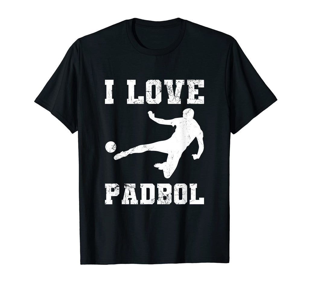 I Love Padbol Soccer Tennis T-Shirt - Casual Everyday Wear Men Women