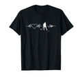 Field Hockey Player Heartbeat T-Shirt - Unique Graphic Men Women