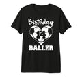 14Th Birthday Baller Funny 14 Year T-Shirt - Aesthetic Graphic Men Women