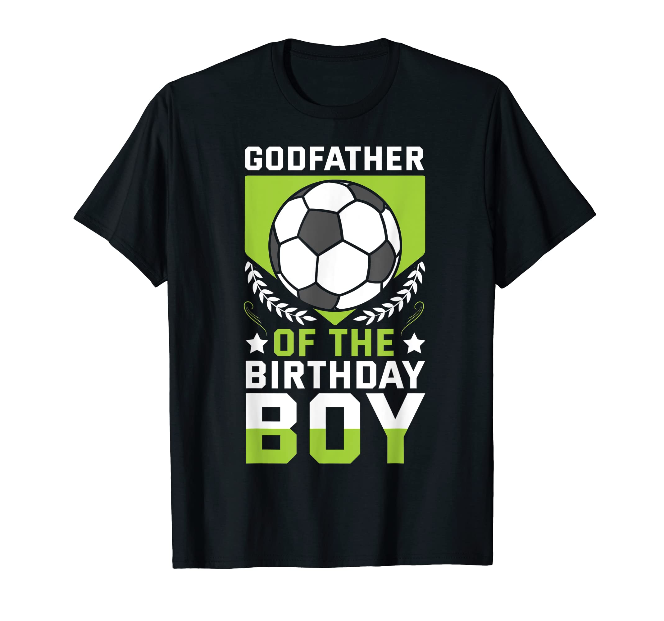Godfather Birthday Soccer Player Bday T-Shirt - Custom Art Print Men Women