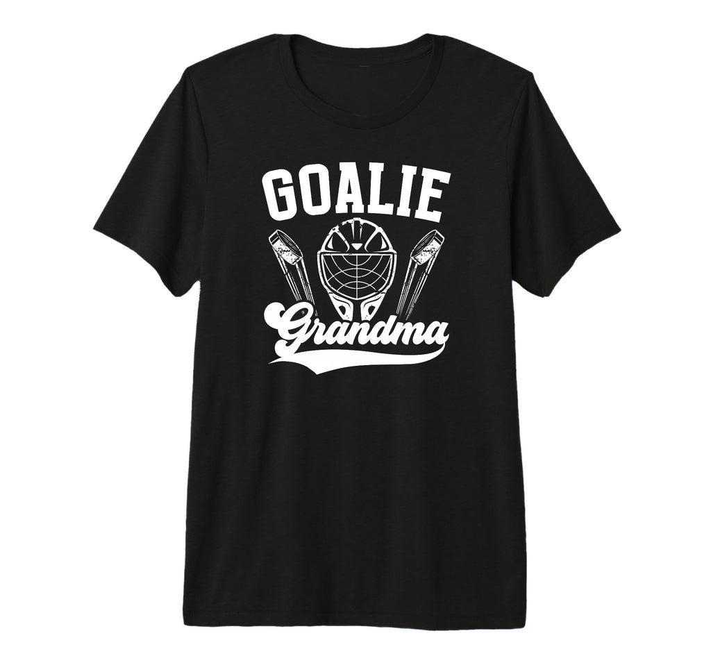 Ice Hockey Goalie Grandma Hockey T-Shirt - Streetwear Style Unisex
