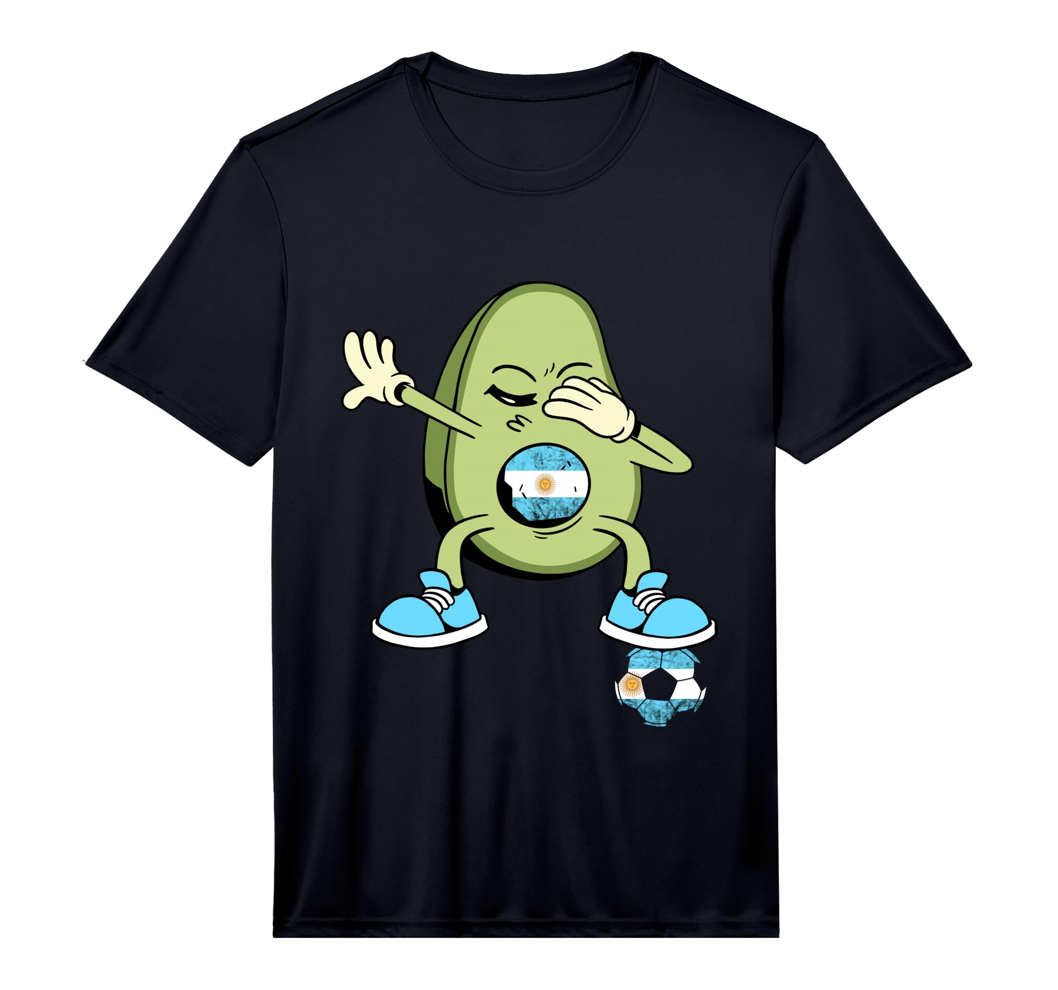 Argentina Soccer Team Avocado T-Shirt - Casual Everyday Wear for Adults