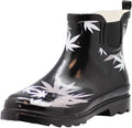 NORTY - Womens Ankle Rain Boots - Ladies Waterproof Winter Spring Garden Boot runs ½ size large