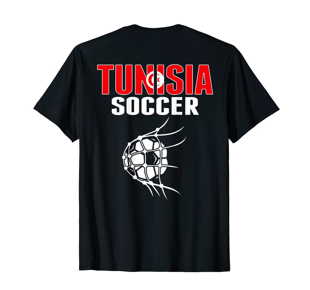 Tunisia Soccer Fans Jersey Support T-Shirt - Trendy Graphic for Adults