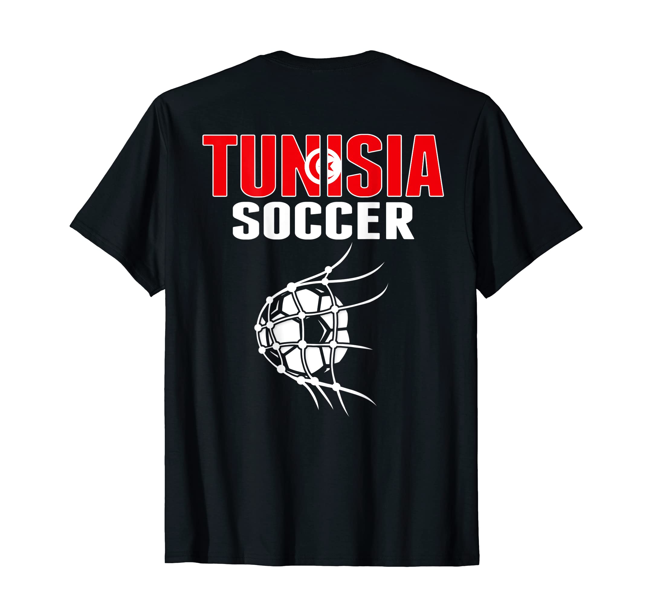 Tunisia Soccer Fans Jersey Support T-Shirt - Trendy Graphic for Adults