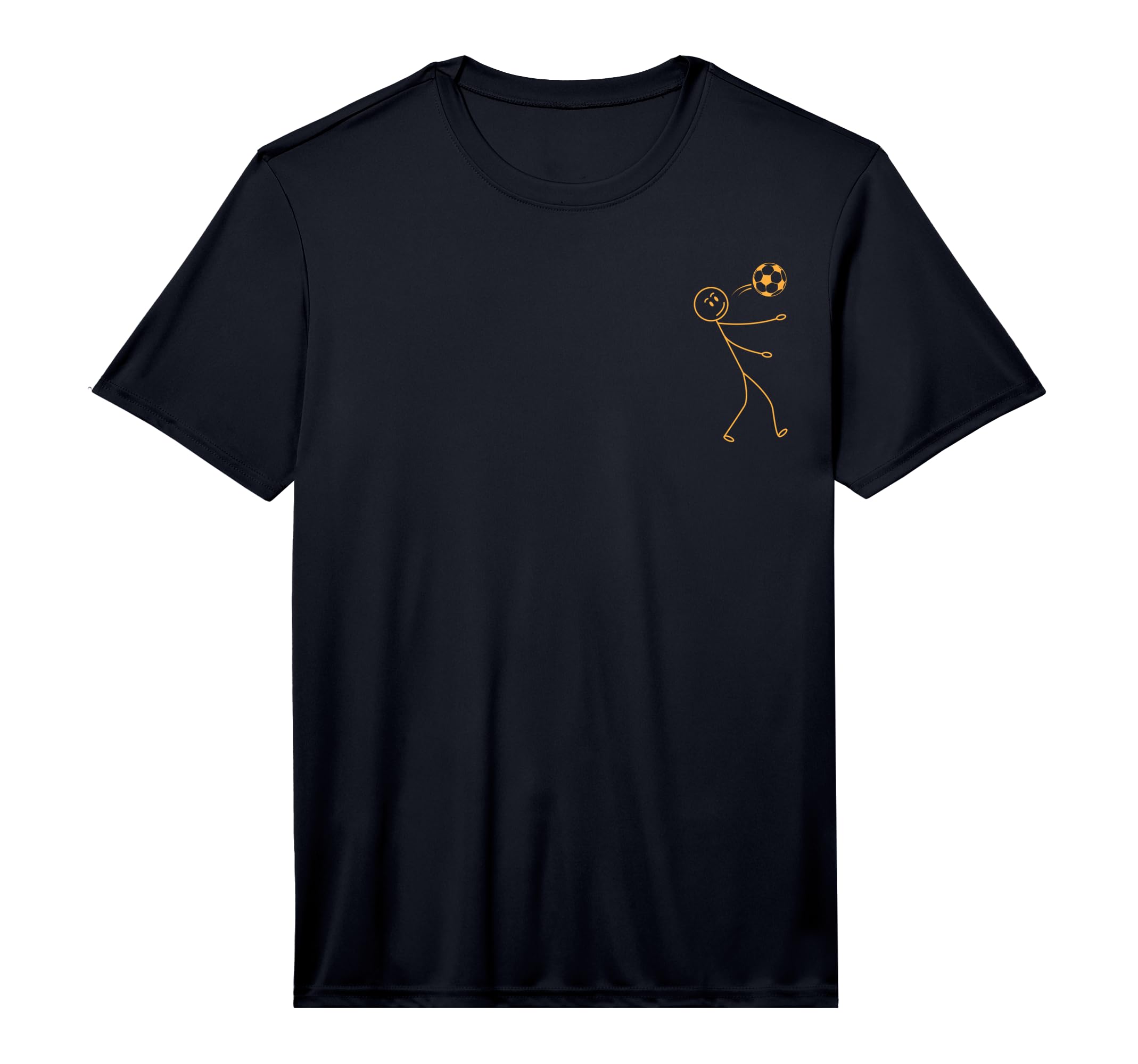 Soccer Stick Figure Soccer Player T-Shirt - Novelty Apparel Men Women