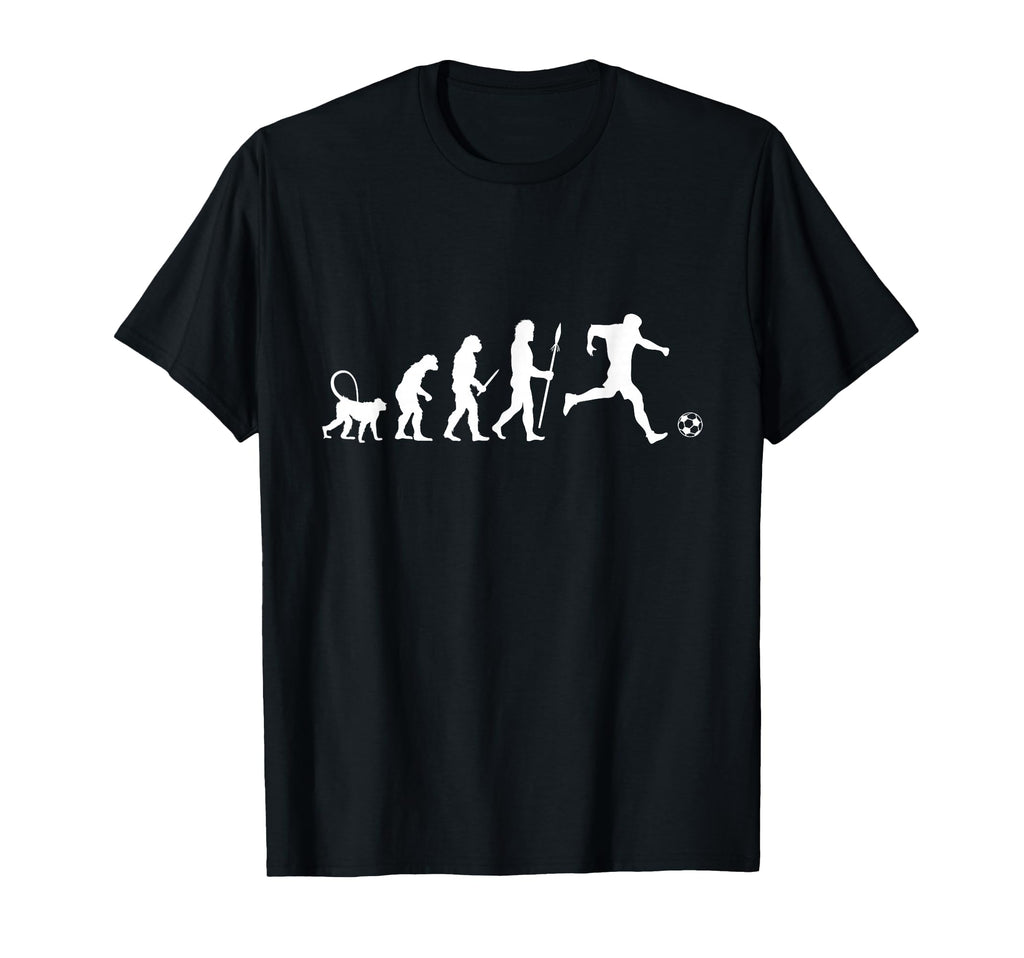 Funny Soccer Evolution T-Shirt - Novelty Apparel Unisex