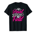 My Heart Is That Field Soccer Mom T-Shirt - Fun Novelty Design for Adults