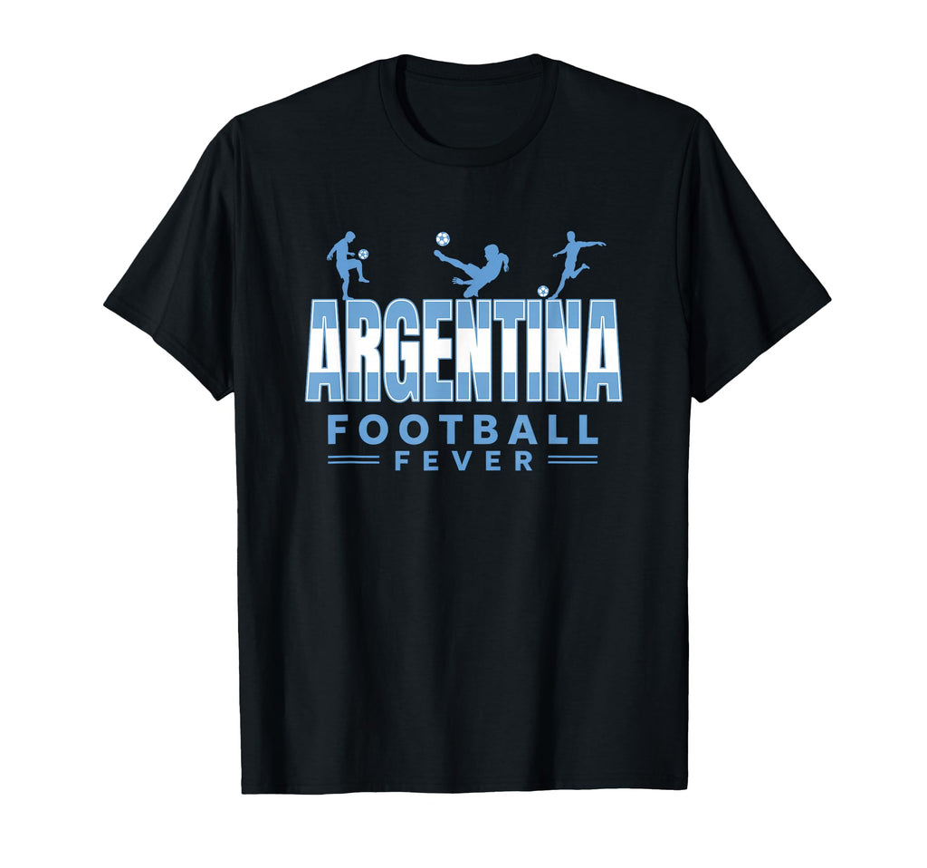 Argentina Football Fever 2026 Soccer T-Shirt - Custom Art Print Unisex