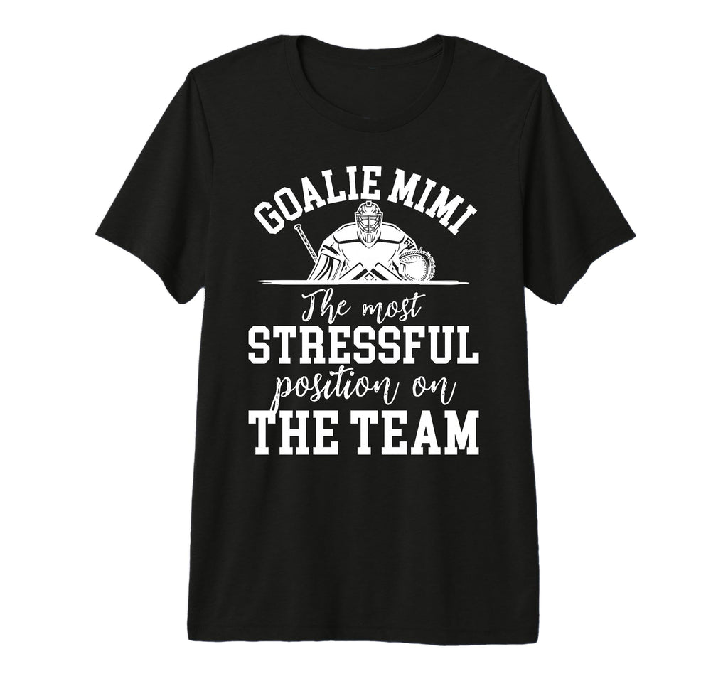 Funny Hockey Goalie Mimi Hockey Keeper T-Shirt - Unique Graphic for Adults