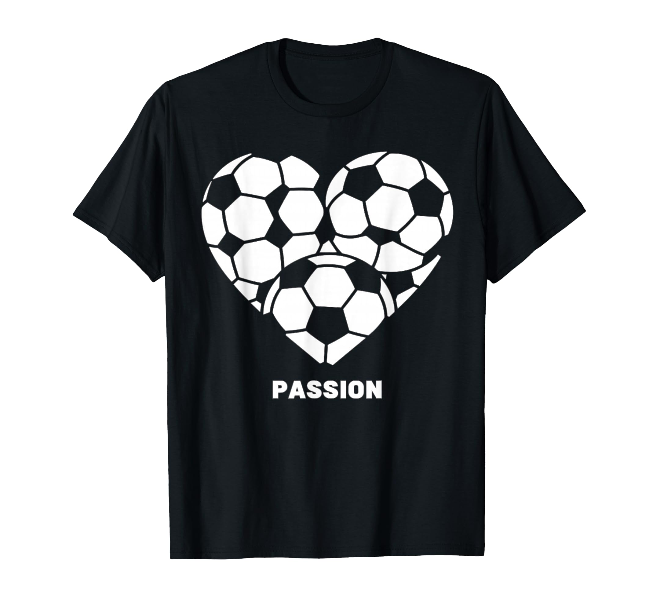 Soccer Heart Passion Football Soccer T-Shirt - Unique Graphic Men Women