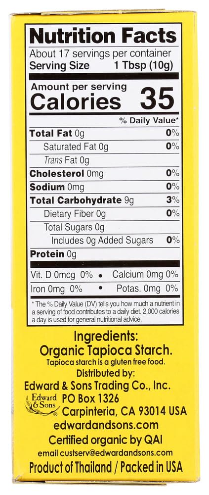 Let's Do Organics Tapioca Starch, Gluten-Free, 6 oz, Case of 6