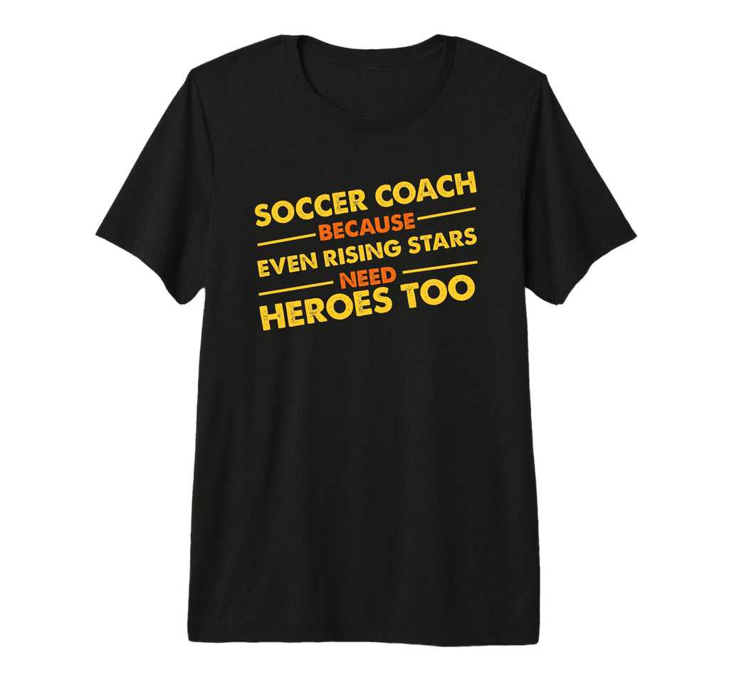 Mens Soccer Coaching Training T-Shirt - Casual Everyday Wear Unisex