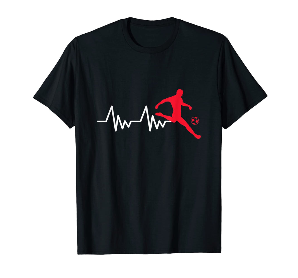 Heartline Sports Football Soccer Ball T-Shirt - Minimalist Print Men Women