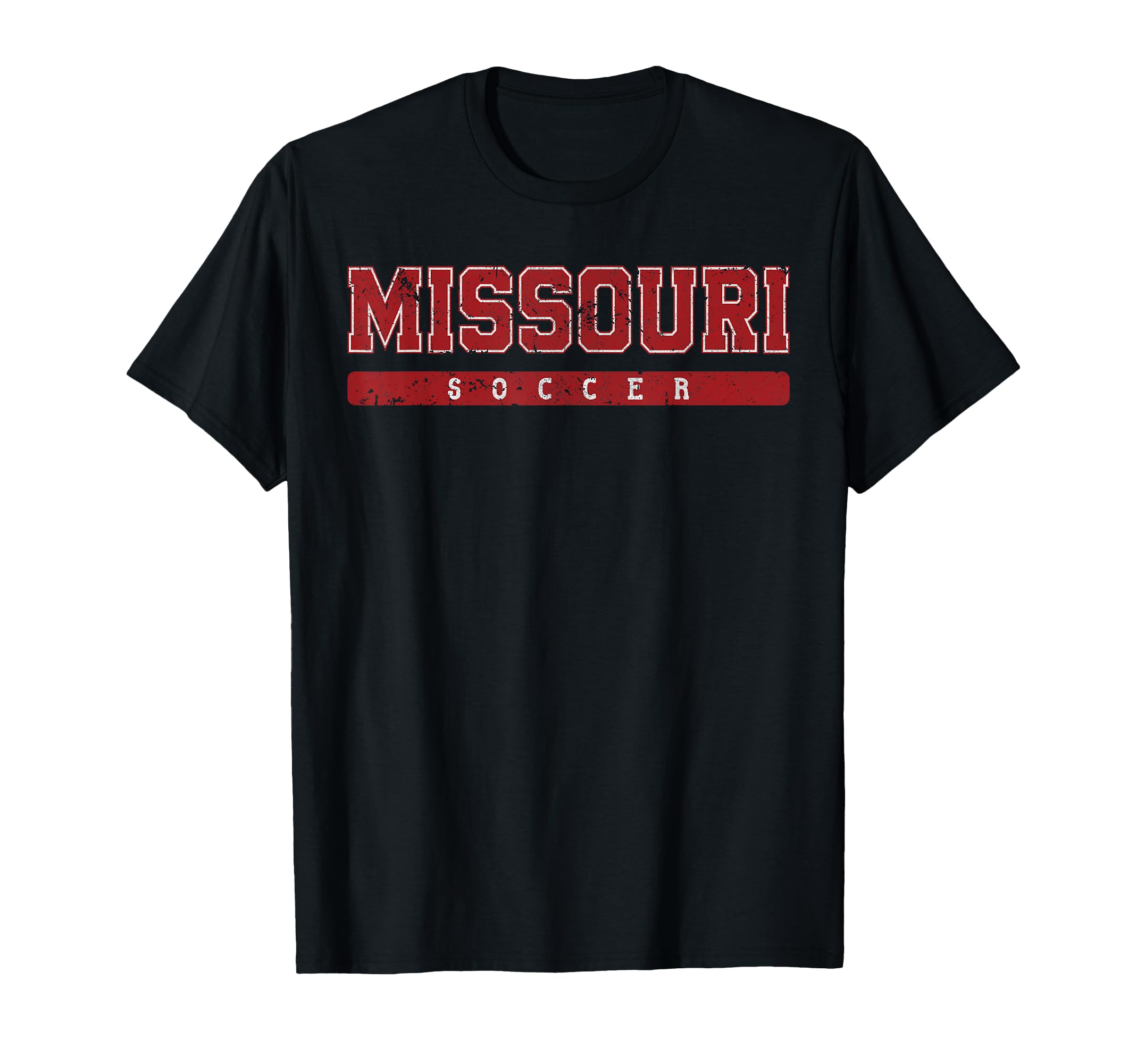 Missouri Soccer Tees Tanks Tops T-Shirt - Trendy Graphic for Adults