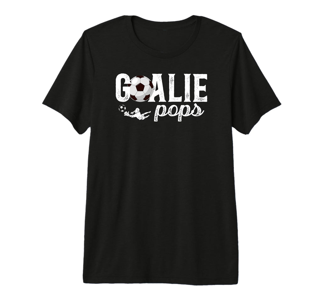 Mens Soccer Goalie Pops Soccer Goalkeeper T-Shirt - Novelty Apparel Unisex
