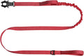 ICEFANG Tactical Dog Leash,K9 Training Walking Bungee Lead with 2 Control Handle,Heavy Duty Quick Release Metal Clasp,for Medium Large Breed (Reflective Red, 6 FT)