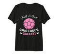 Just Who Loves Soccer Funny Sayings T-Shirt - Streetwear Style Men Women