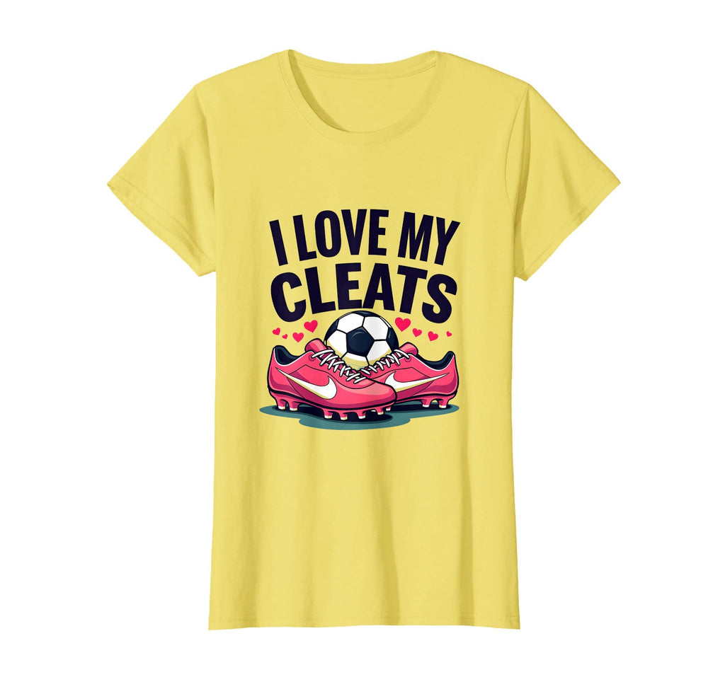 I Love My Cleats Soccer T-Shirt - Custom Art Print Unisex