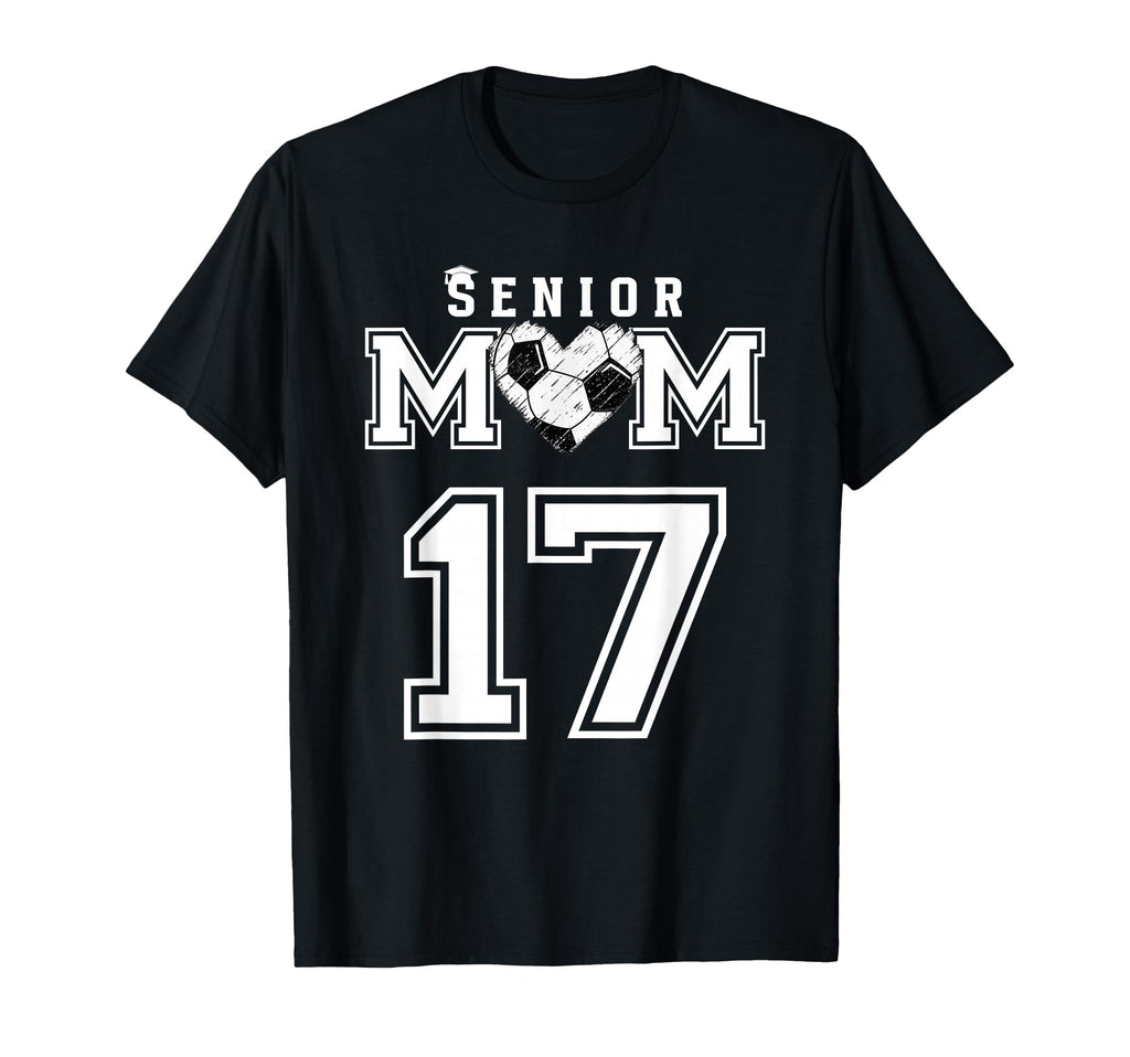 Proud Senior Soccer Mom Custom T-Shirt - Fun Novelty Design for Adults