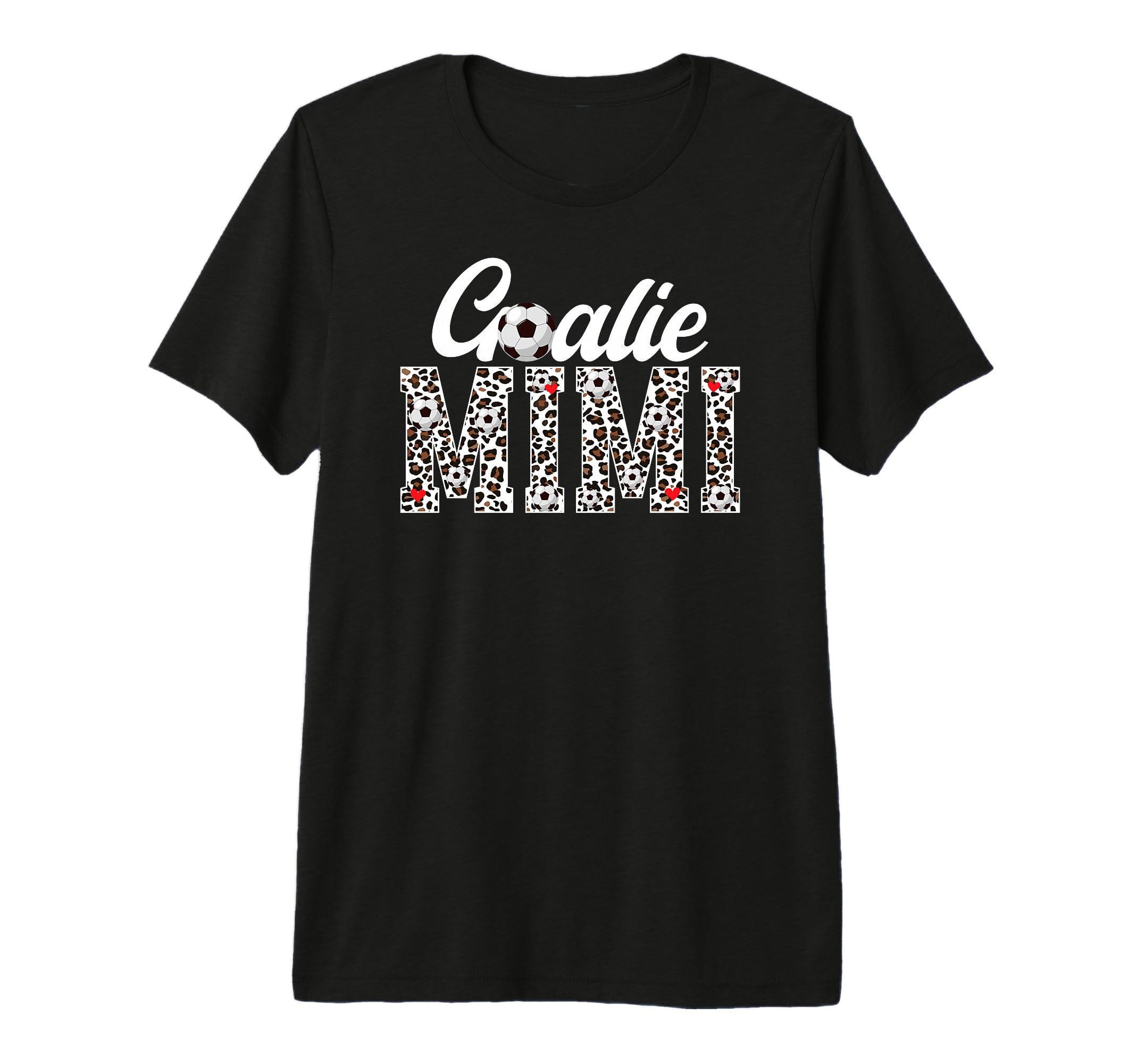 Soccer Goalie Mimi Leopard Mimi Soccer T-Shirt - Unique Graphic for Adults