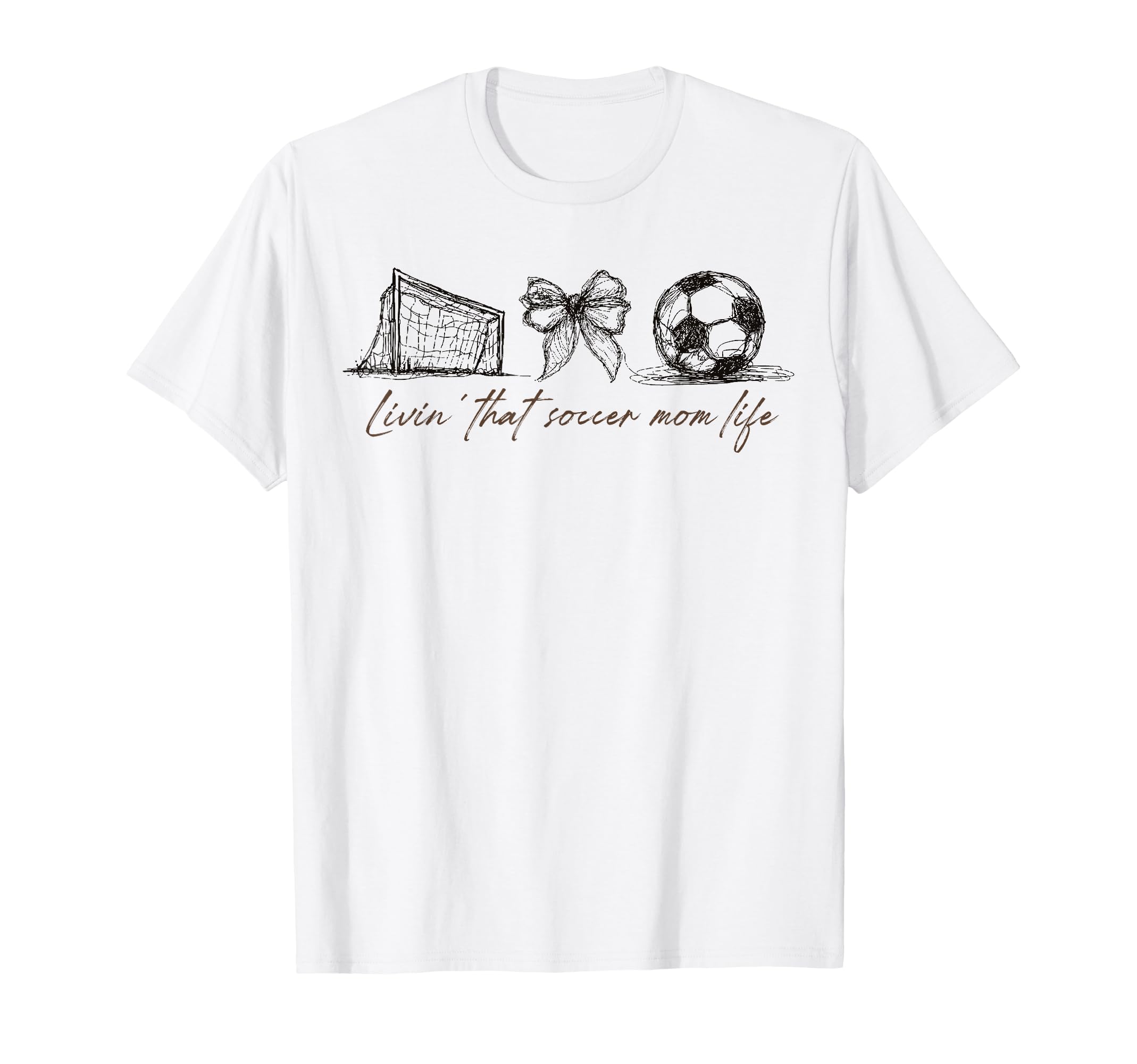 2 Sided Livin That Soccer Mom Life T-Shirt - Streetwear Style Men Women