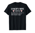 Baseball Coachs Wife Baseball Coach T-Shirt - Graphic Print for Adults