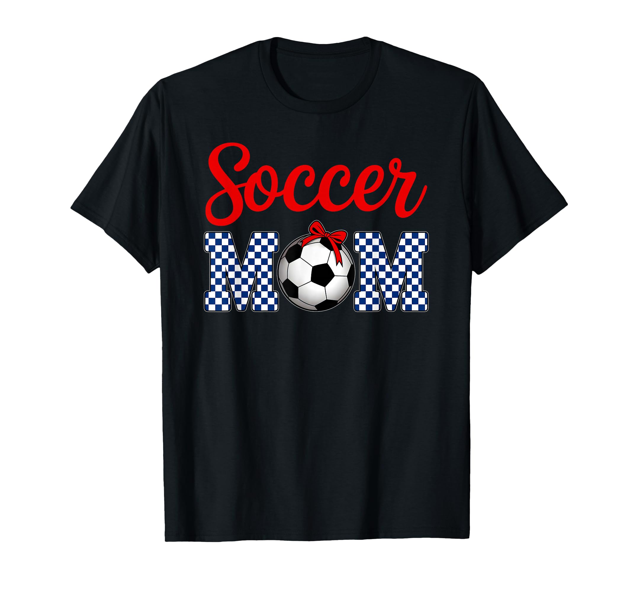 Soccer Mom Soccer Mama Coquette Bow T-Shirt - Aesthetic Graphic Unisex